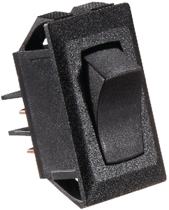 RV DESIGNER S261 SWITCH-ROCKER 10A ON-OFF BLACK